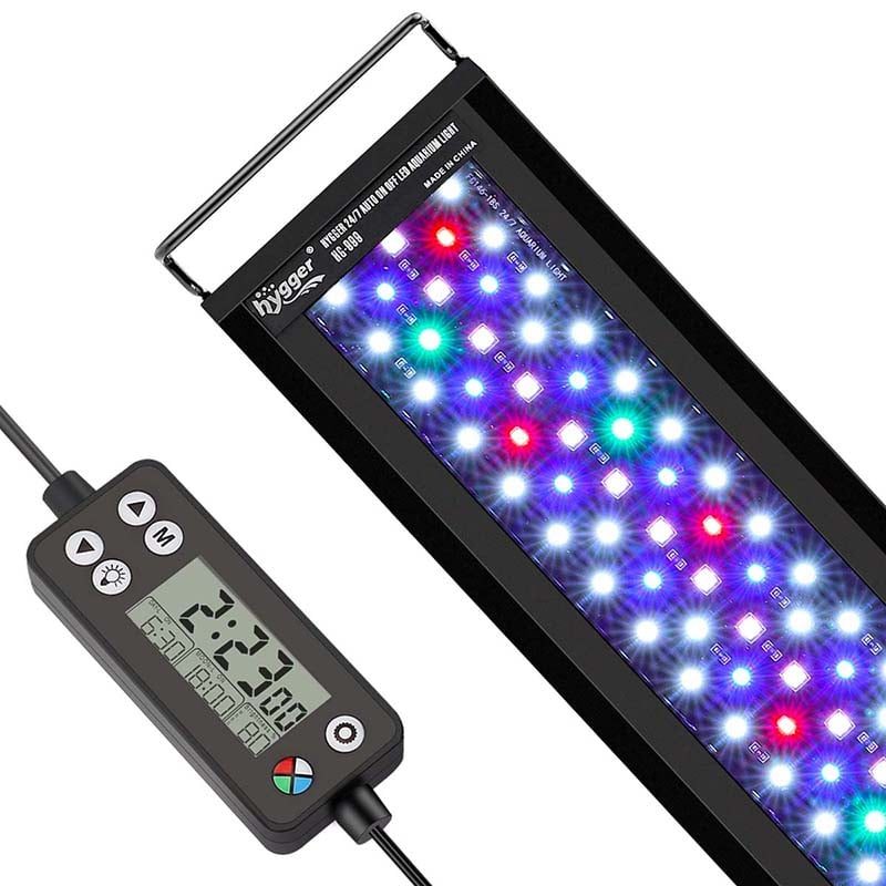 hygger Auto On Off LED Aquarium Light with programmable timer